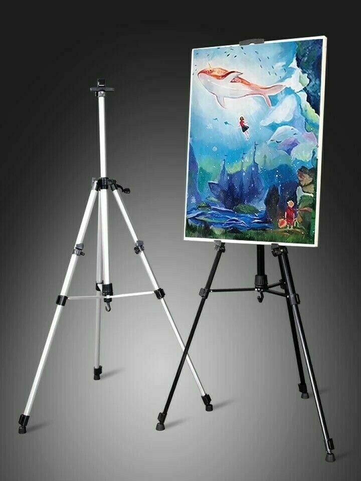 Painting Easels 66-inch Art Tripod Stand For Painting Adjustable Floor Easels