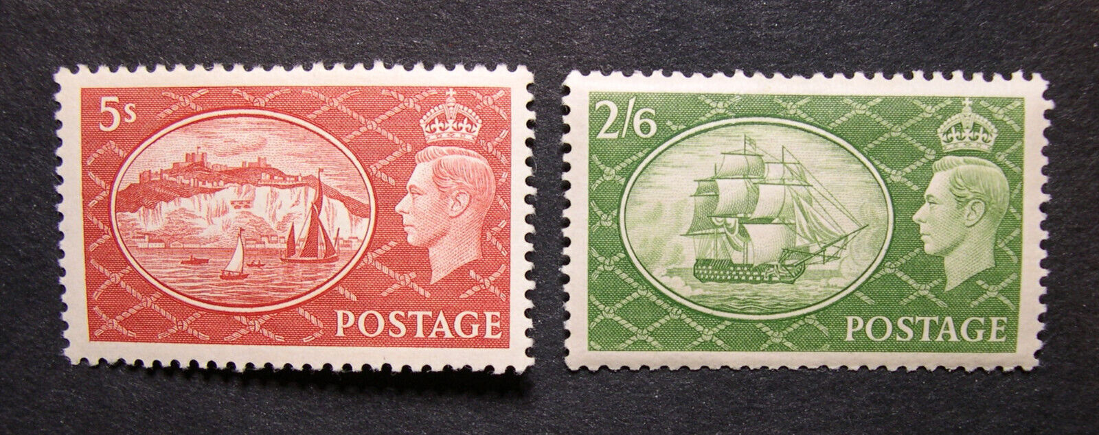 Great Britain 1951 Scott 286-287 Mvvlh Cv $34  #2 Kz