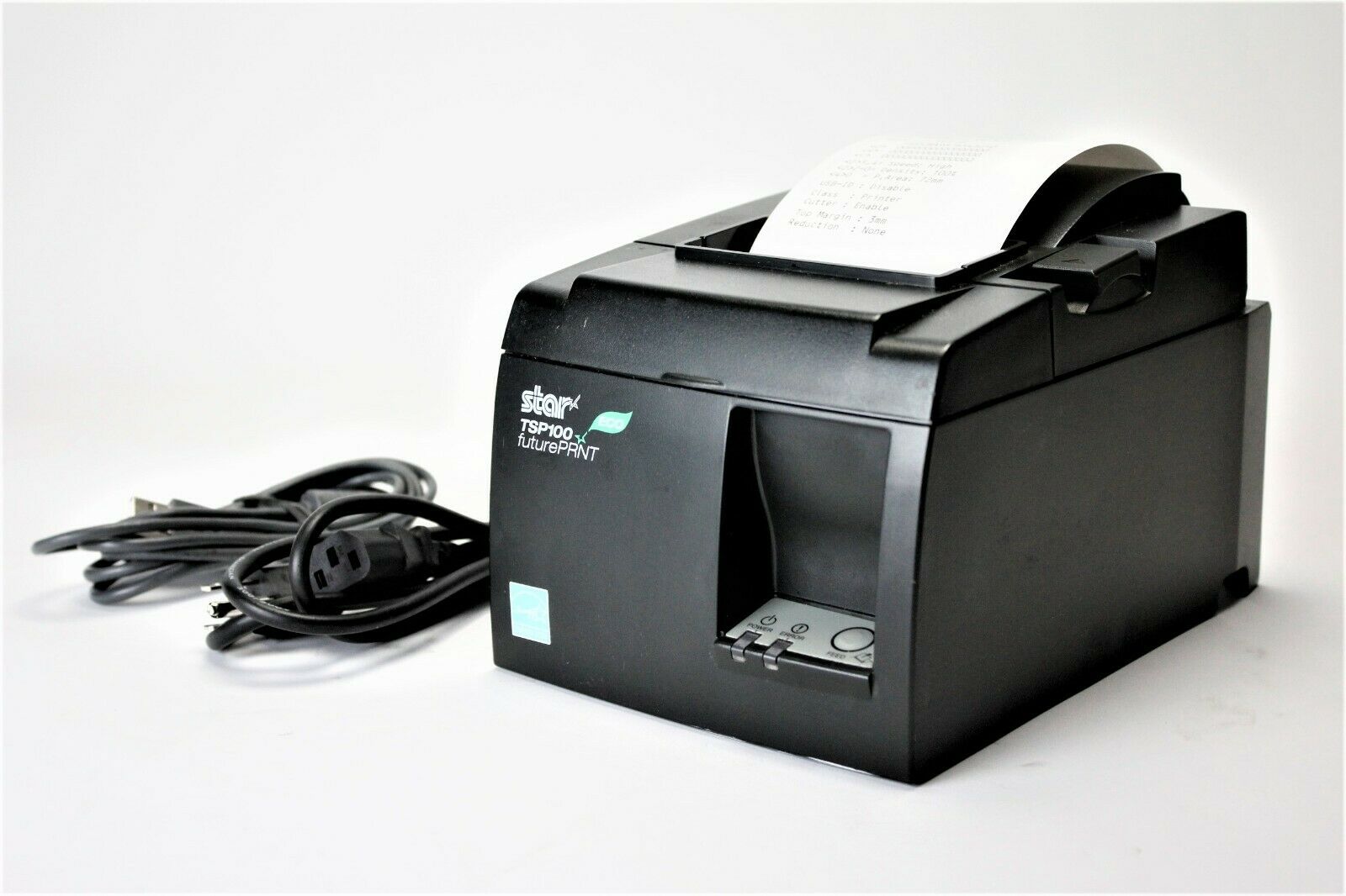 Star Thermal Receipt Printer 143iiu Tsp100 Tsp 100 Pos Black - Usb Only Grade B