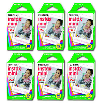 Fuji Instax Instant Film 10 Sheets X 6 Packs 60 Sheets (in Non-retail Packaging)