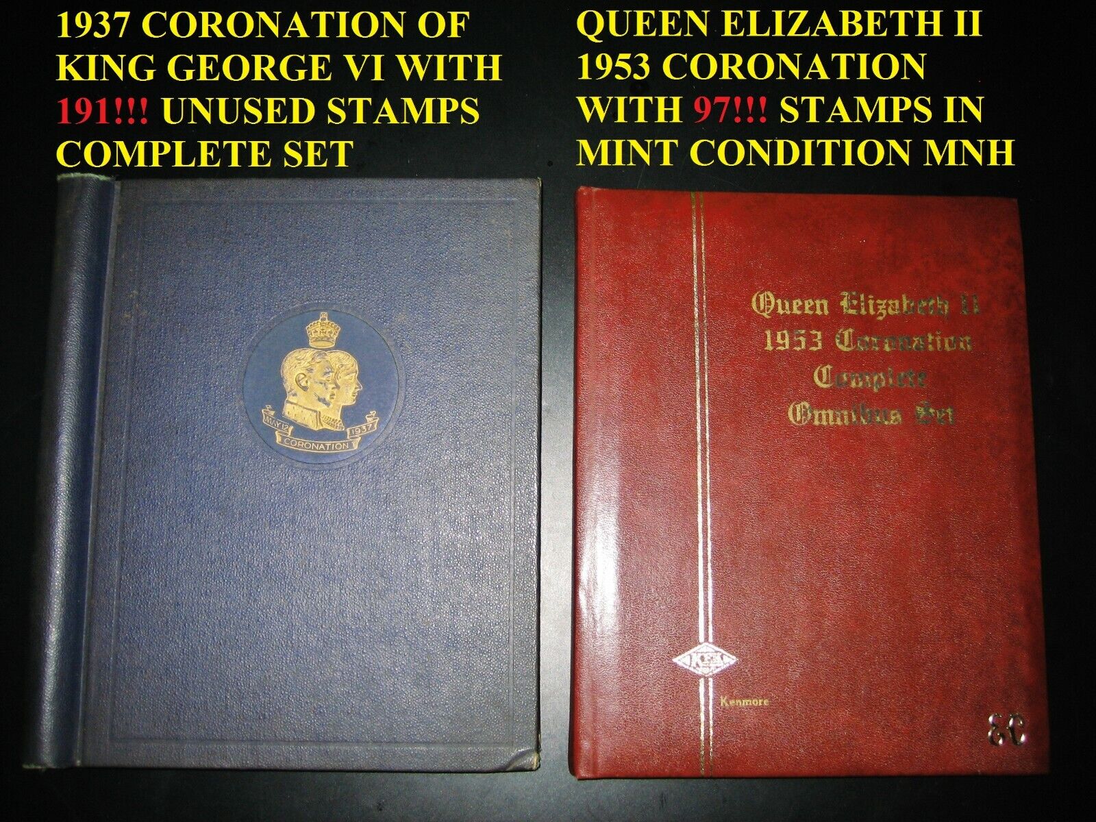 Great Britain Stamps Collection Of Coronation King Vi & Queen Elizabeth Ii