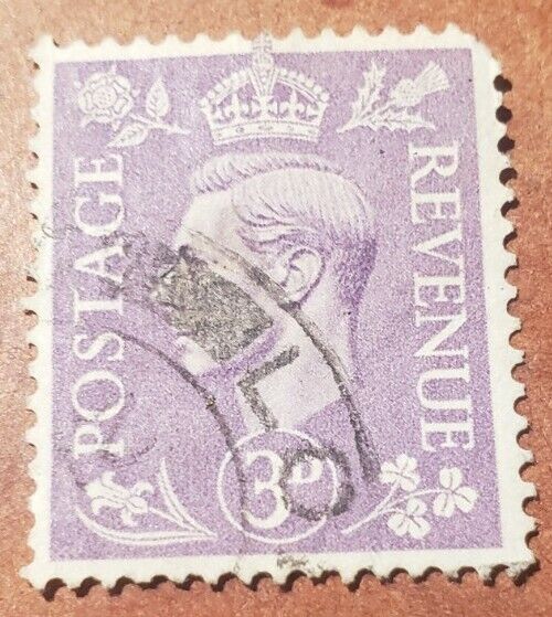 Gm174 King George Vi Postage  Revenue  3d Used Stamp